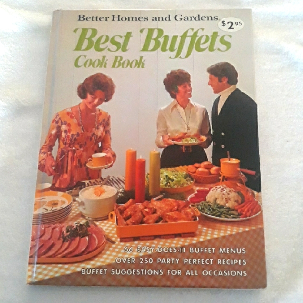 Vintage Better Homes and Gardens Best Buffets Cook Book 1974 112 pagea